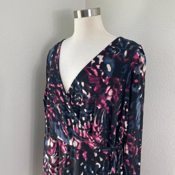 Torrid Womens Plus 3X Studio Knit Surplice Wrap Long Sleeve Top Stretch Shirt - Picture 5 of 13